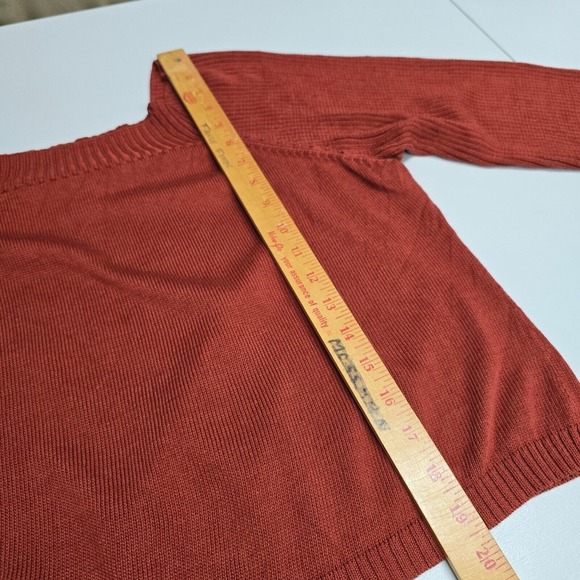 Peruvian Connection Womens Pima Cotton Knit Sweater Size Large Boho Office - Picture 10 of 11